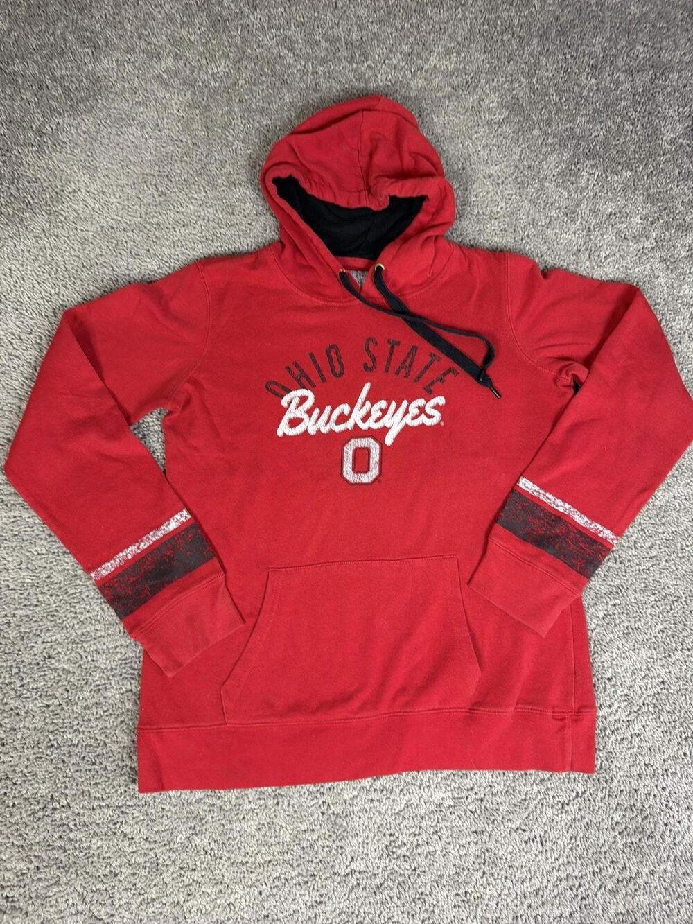 Ohio State Buckeyes Sweatshirt Mens XL Red Football Varsity Authentic Apparel
